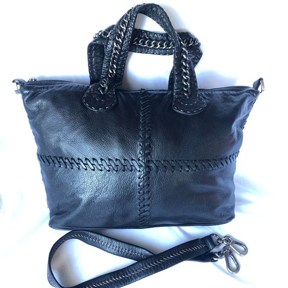 Carla Mancini Genuine Leather Crossbody Bag - Picture 6 of 13